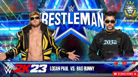 WWE 2K23 - Logan Paul vs. Bad Bunny