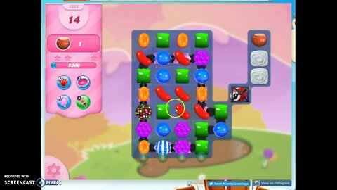 Candy Crush Level 1352 Audio Talkthrough, 1 Star 0 Boosters