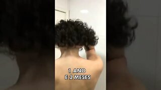 1 ANO E 2 MESES DEIXANDO O CABELO CRESCER