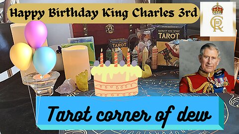 King Charles birthday spread - Happy Birthday