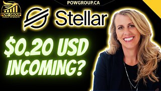 Stellar XLM Targeting $0.20 USD As Bullish Technical Patterns Form