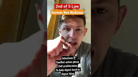2nd Biological Law Of German New Medicine (2 of 5) #Shorts