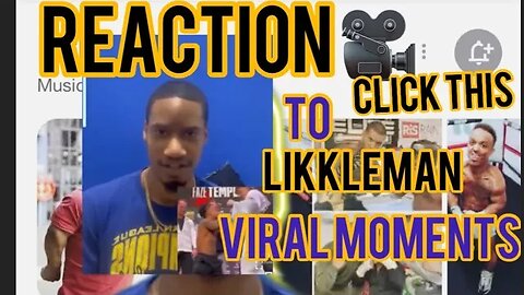 I’m reacting to #likkleman viral boxing moments #shortsfilm