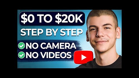 How To Earn $20,000 EVERY Month With Faceless YouTube Automation (Without Making Videos)