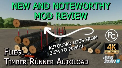 Fliegl Timber Runner Autoload | Mod Review | Farming Simulator 22