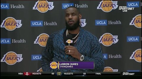 LeBron asked the media why they asked him about Kyrie everyday but didn't ask him about Jerry Jones