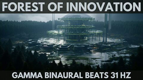 1 Hour of Dark Ambient Music on a futuristic factory, Gamma Binaural Beats 31 Hz