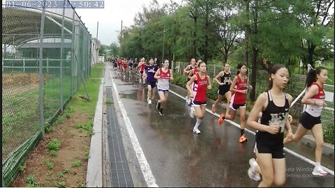 Humphreys HS Girls XC at Cheongna Dalton School