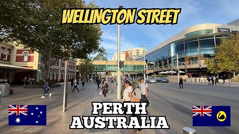 Exploring Perth City Australia: A Walking Tour of Wellington Street 2024