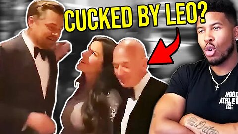 Jeff Bezos Girlfriend THIRSTS Over Leonardo DiCaprio in front of him (CUCK) [Low Tier God Reupload]