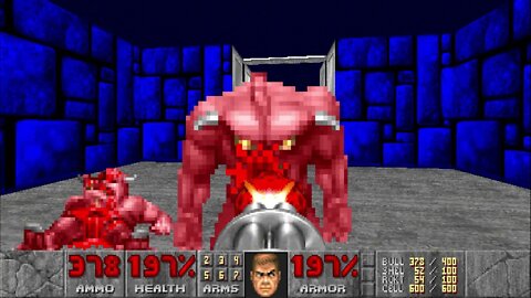 Doom 2: Hell on Earth (Ultra-Violence Plus 100%) - Map 31 (Secret Level): Wolfenstein (Secret Exit)
