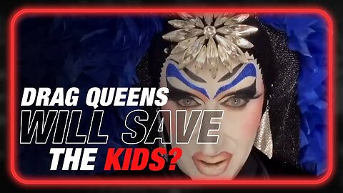 Crazed Man In Clown Makeup Says Drag Queen Storytime Will "Save"