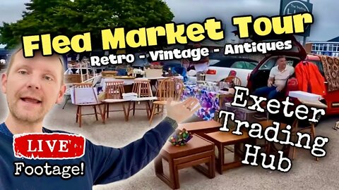 Flea Market Tour @ The Exeter Trading Hub | Retro Vintage & Antiques