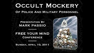 Mark Passio: Occult Mockery Of Police & Military Personnel - April 10, 2011