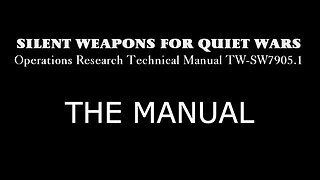 Silent Weapons For Quite Wars Document