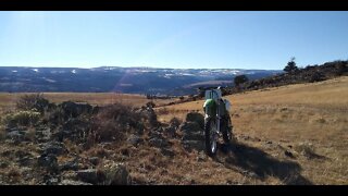 Old Man Tries to Climb a Mountain on a KX250 2 Stroke and WINS