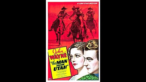 The Man from Utah COLORIZED John Wayne Western Classic Cowboy Movie