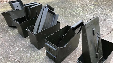 I just got some bent Ammo cans for free and need help fixing them! Any ideas brothers?!
