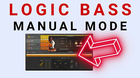 Bass MANUAL MODE - No Taking Logic Pro 11 Session Players