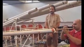 A Demonstration of Frequency & Vibration Using A Trumpet & Fire - HaloRock