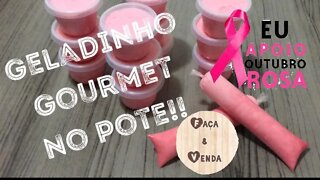 NOVIDADE EXCLUSIVA!!!! - GELADINHO GOURMET NO POTE - Receita completa - Saia na Frente !!