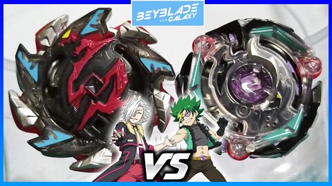 HEAT SALAMANDER .12V.Op-S vs KINETIC SATOMB .2G.Lp - Beyblade Burst ベイブレードバースト