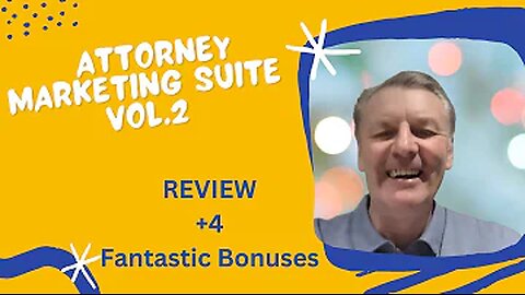 Attorney Marketing Suite Vol 2 Review + 4 Fantastic Bonuses Worth $1997