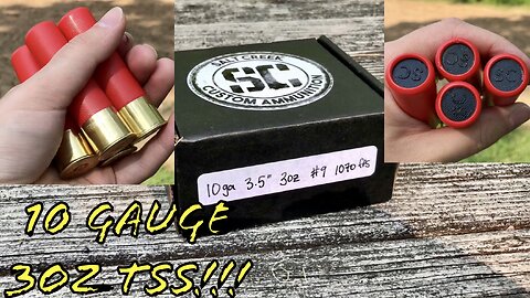 Salt Creek Ammo 3OZ 10 Gauge Tss!! The King Of Shotshells!