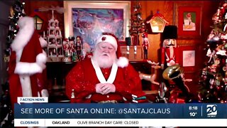 Santa J. Claus spreading holiday cheer