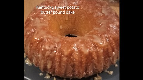 Sweet potato Kentucky butter cake