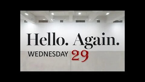 Hello Again Wednesday 29
