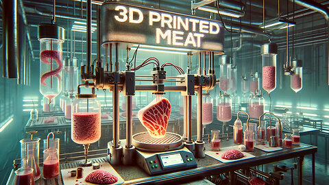 🥩Are you ready for 3D PRINTED MEAT? - Lab meat on the next level🥩