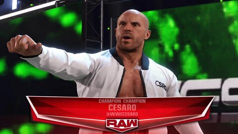 WWE 2k22 Cesaro Entrance