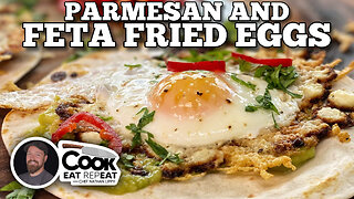 Quick & Easy Parmesan and Feta Fried Eggs | Blackstone Griddles