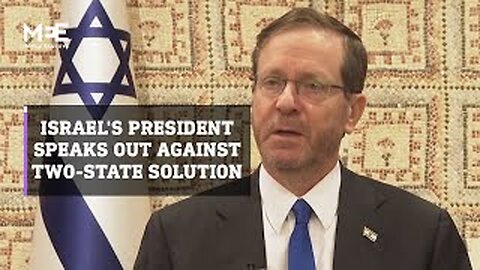 Israel's president speaks out against two-state solution