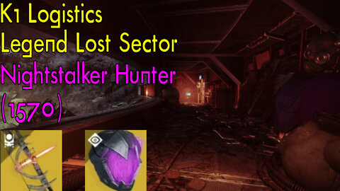 Destiny 2 | K1 Logistics | Legend Lost Sector | Hunter (w/ Graviton Forfeit) | Season 18