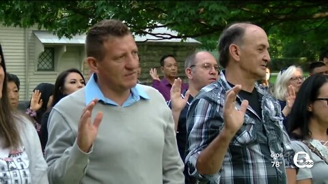 Newest American citizens take their oaths at Garfield National Historic Site