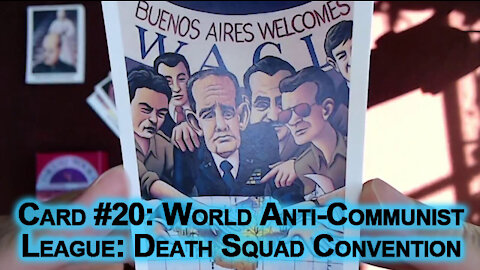 The Drug War Trading Cards, Card #20: World Anti-Communist League: Death Squad Convention [ASMR]