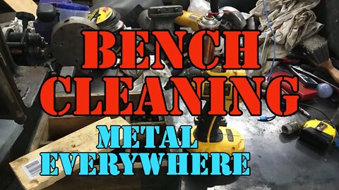 Bench Cleaning Video - Tons of Tiny Shards Everywhere - It needs to be Cleaned