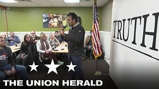 Vivek Ramaswamy Holds a Town Hall in Delaware County, Iowa