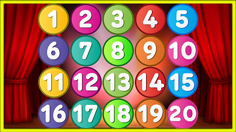Number song 1-20 for children | Counting numbers