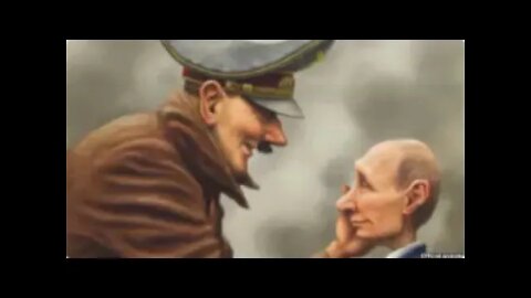 Ucrânia publica caricatura de Putin com Hitler: “Não é meme”
