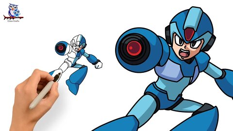 How To Draw Mega Man X - Tutorial