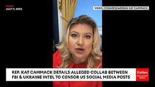 Kat Cammack: Bombshell Report Reveals FBI & Ukraine Worked Together To Censor US Social Media Posts