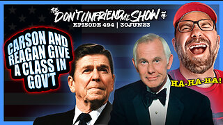 Johnny Carson and Ronald Reagan discuss politics in a way only they knew how