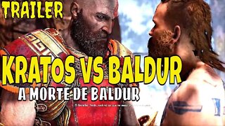 KRATOS vs BALDUR A Morte de Baldur e Kratos acaba confessando seu passado para Atreus