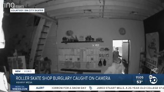 Kearny Mesa roller skate shop burglary caught on security cameras