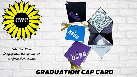 "DIY Graduation Cap Card | Stampin' Up! | Create an Awesome Graduation Card!"