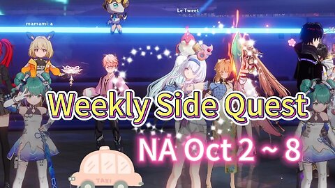 How to track weekly side mission location? NA Ser Oct 2 ~8 weekly side quest Tower of Fantasy Global