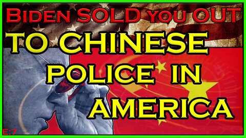 Chinese Police are in AMERICA & the CCP now has 1000s of Acres next to American Military Bases! #007